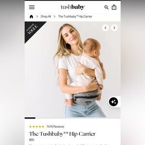 Tushbaby Gray Hip Carrier